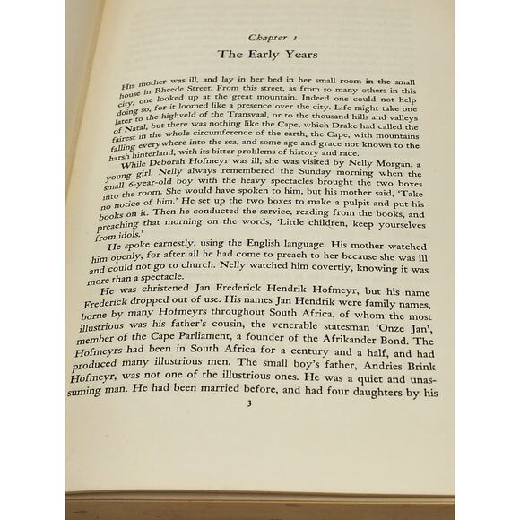 South African Tragedy The Life Times Of Jan Hofmeyer By Alan Paton Vintage 1965 - Picture 7 of 16